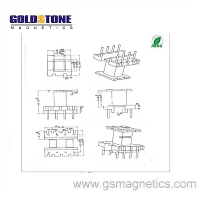 EEType Bobbină de înaltă frecvență Tranbobbinsformer vertical